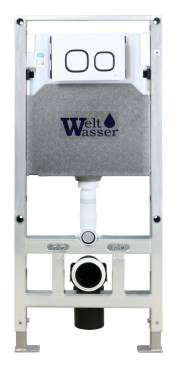 

Инсталляция для унитазов WeltWasser WW AMBERG 506 ST WT с белой кнопкой смыва, WW AMBERG 506 ST + WT