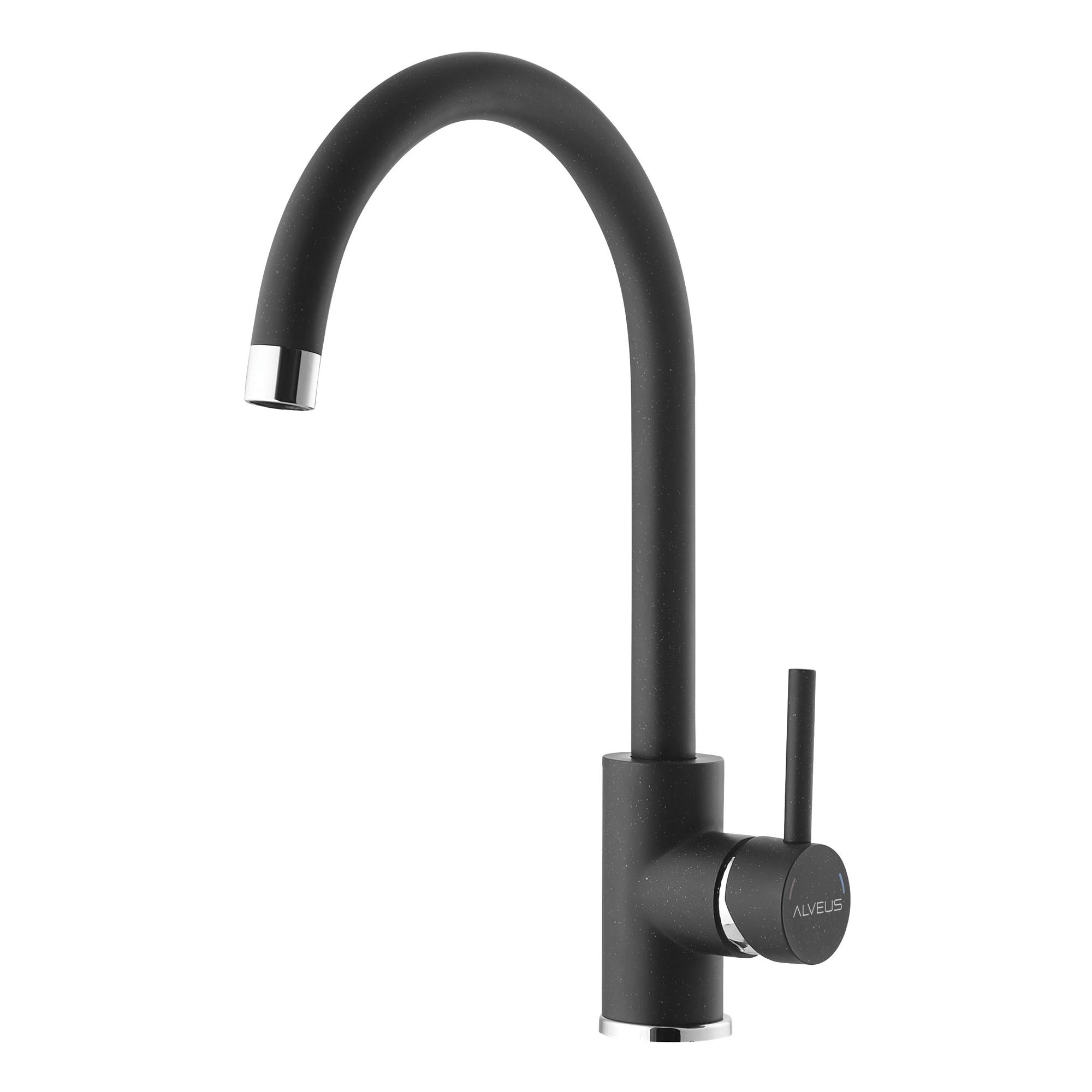 

Смеситель для кухонной мойки Alveus Roxa G91 Carbon черный, G91 Carbon