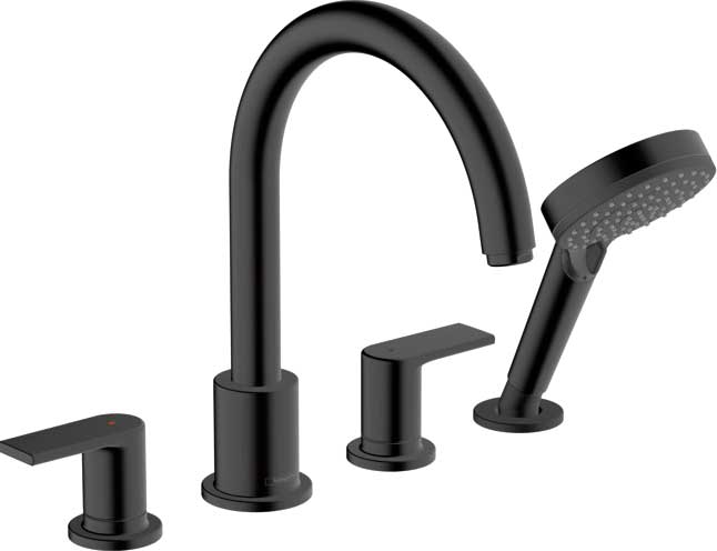 

Смеситель Hansgrohe Vernis Blend 71456670 на борт ванны, черный