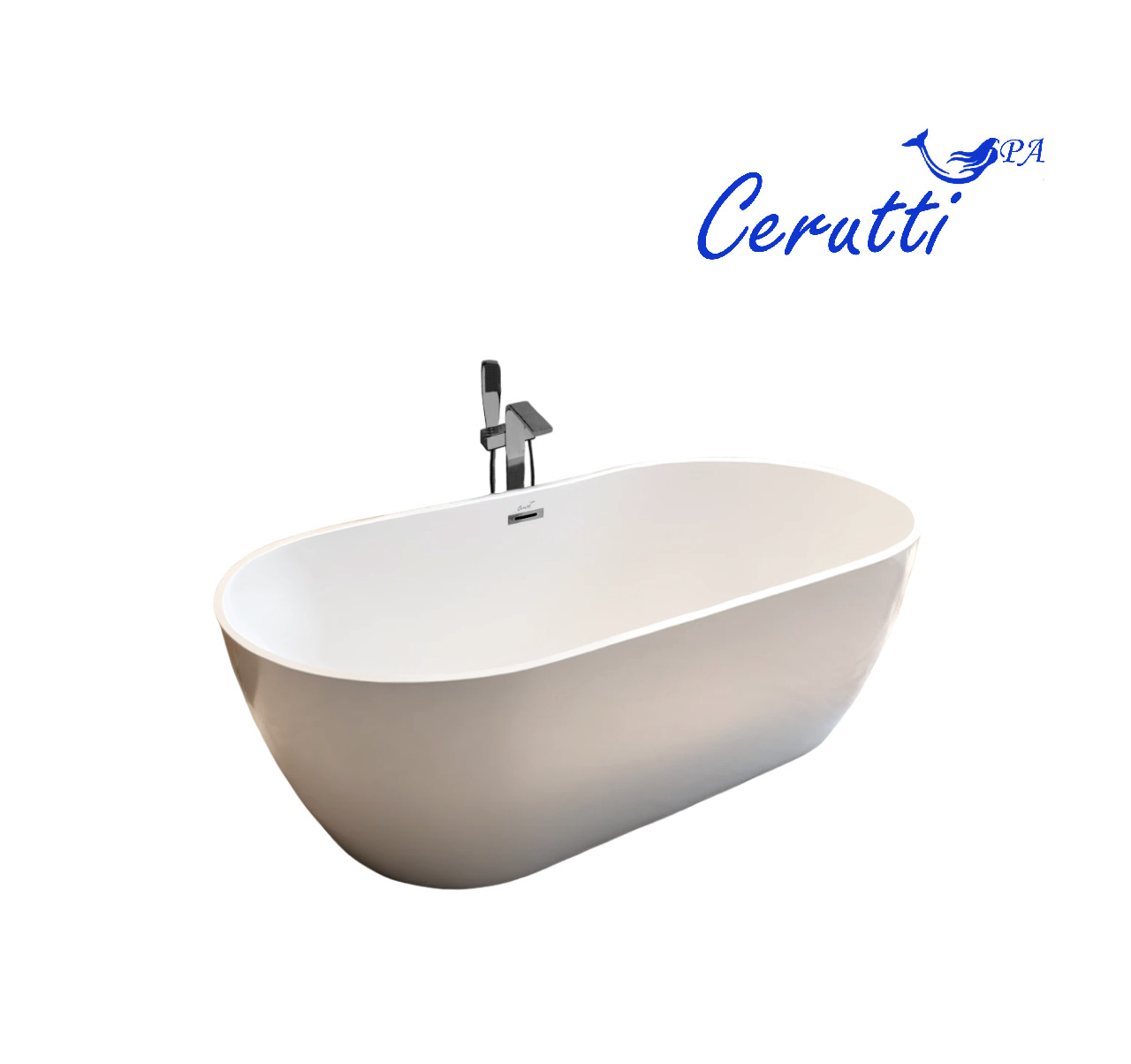 

Акриловая ванна Ceruttispa Skye 170х75 отдельностоящая, белый, CT10513