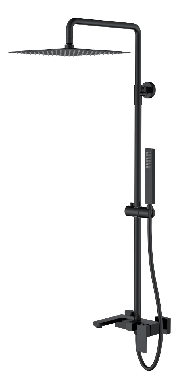 

Душевая стойка Boheme Qubic 478-B черный матовый, Qubic 478-B