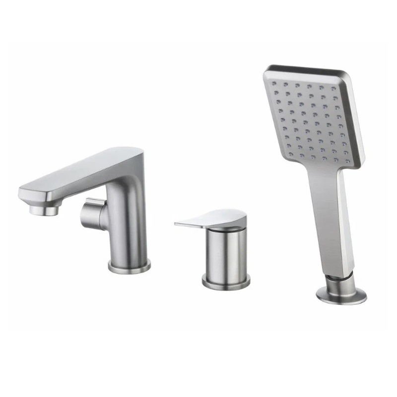 

Смеситель Lemark Bronx LM3745GM на борт ванны, графит, LM3745GM