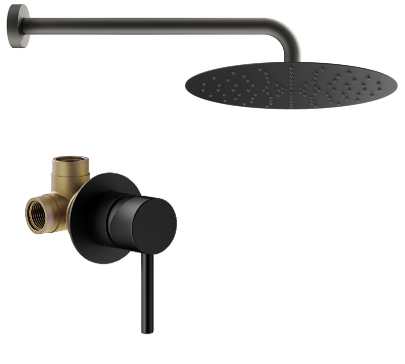 

Душевой комплект Plumberia Selection Ixo KITXO01NOKING черный матовый, KITXO01NOKING