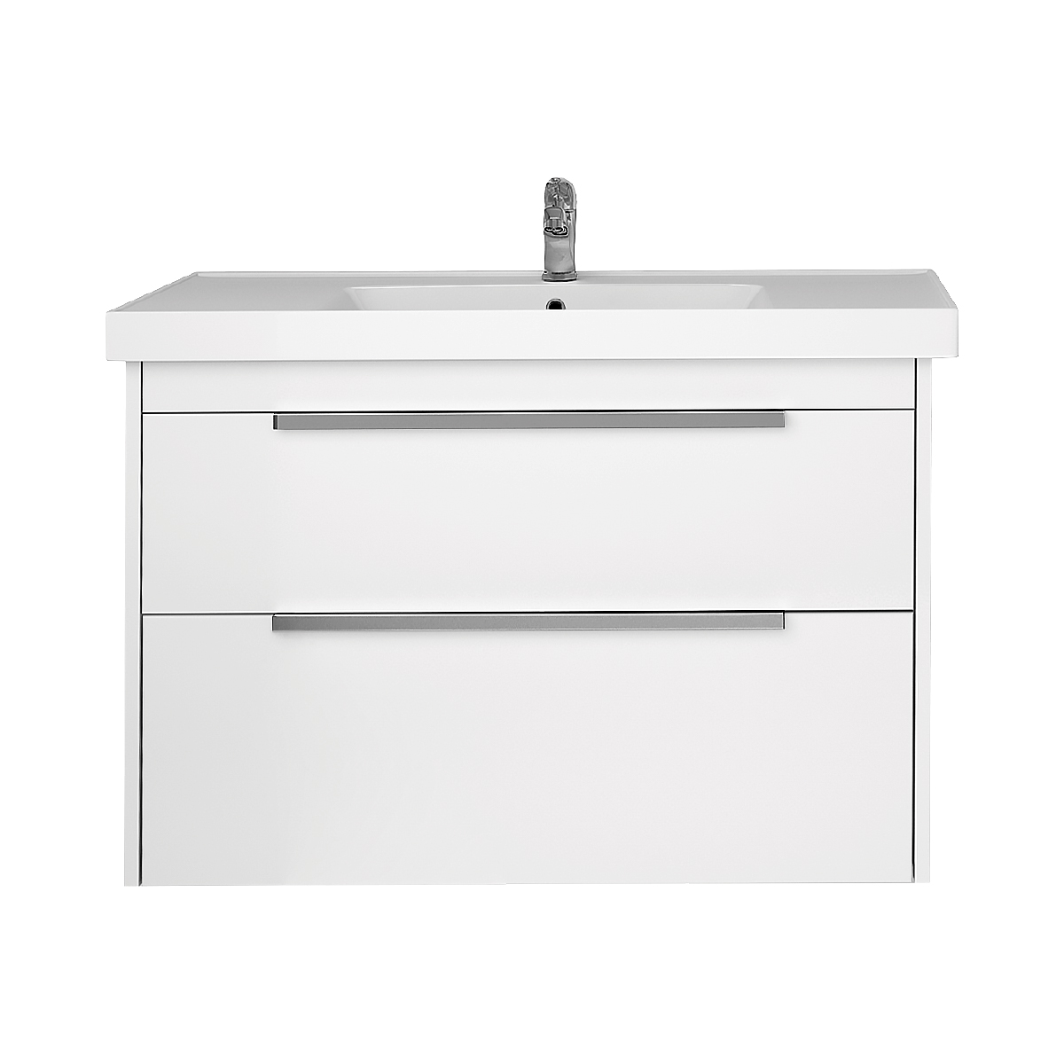 

Тумба с раковиной Dreja Prime 70 белый глянец, Prime 70