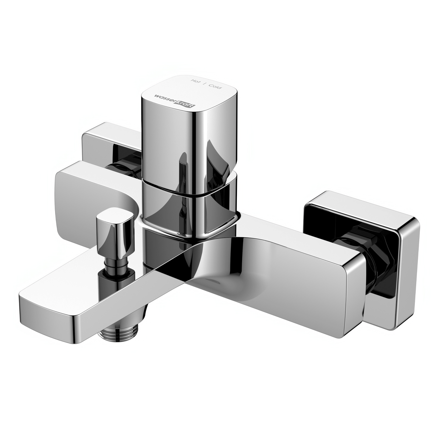 

Смеситель WasserKRAFT Naab 8601 для ванны с душем, Хром, 8601