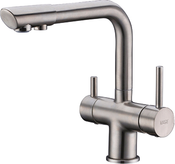 

Смеситель для кухонной мойки WasserKRAFT A8027 матовый хром, Хром матовый, A8027