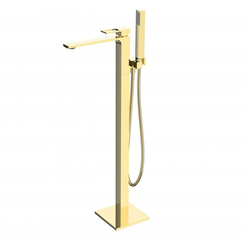 

Смеситель BelBagno Luce LUC-FMT-ORO для ванны напольный, золото, LUC-FMT-ORO