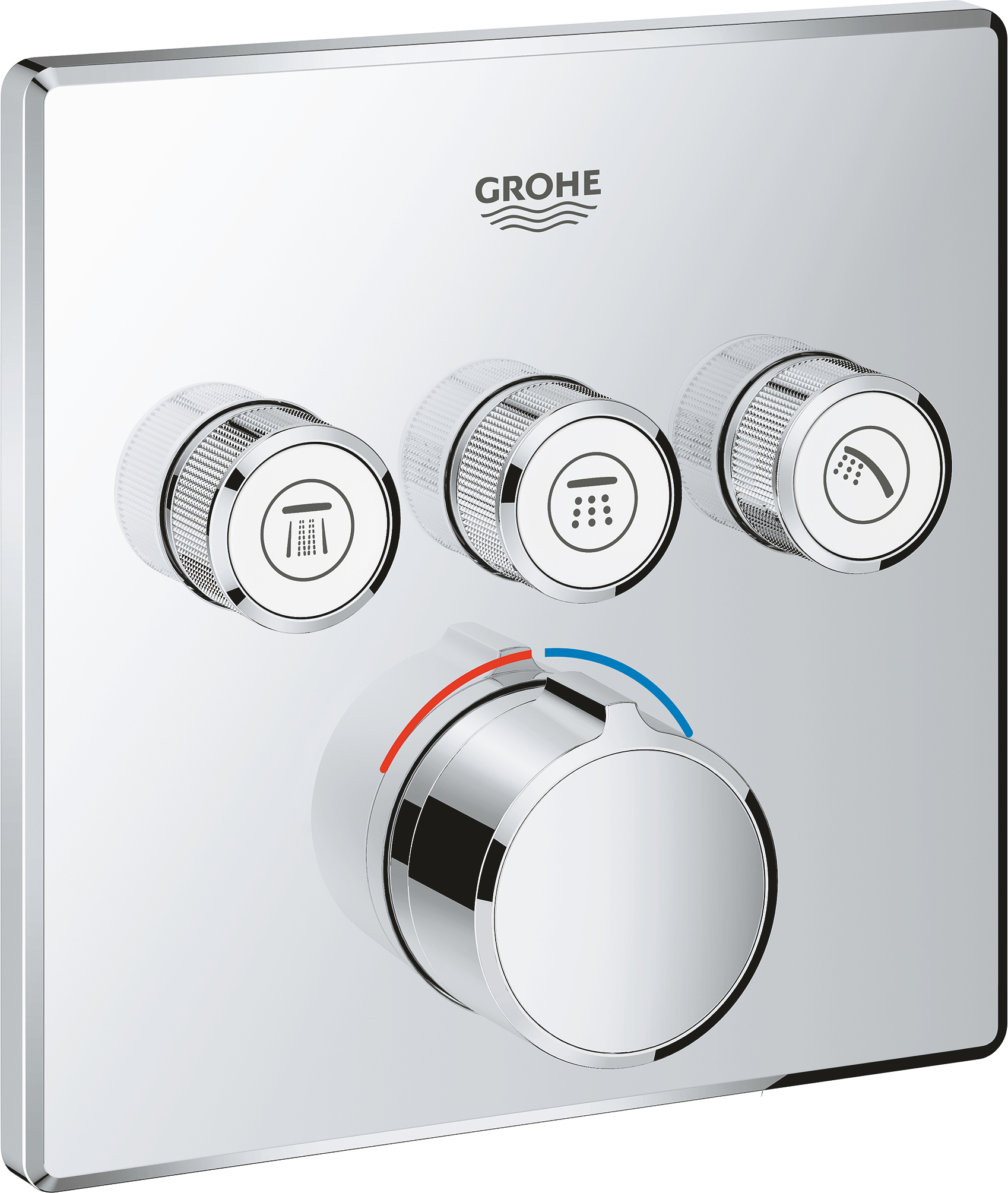 

Смеситель Grohe Grohtherm SmartControl 29149000 для ванны с душем, Хром, Grohtherm SmartControl 29149000