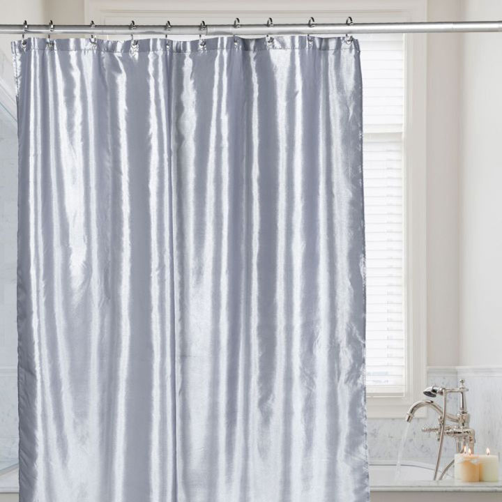 

Штора для ванной Carnation Home Fashions Shimmer Pewter, Серый, Shimmer