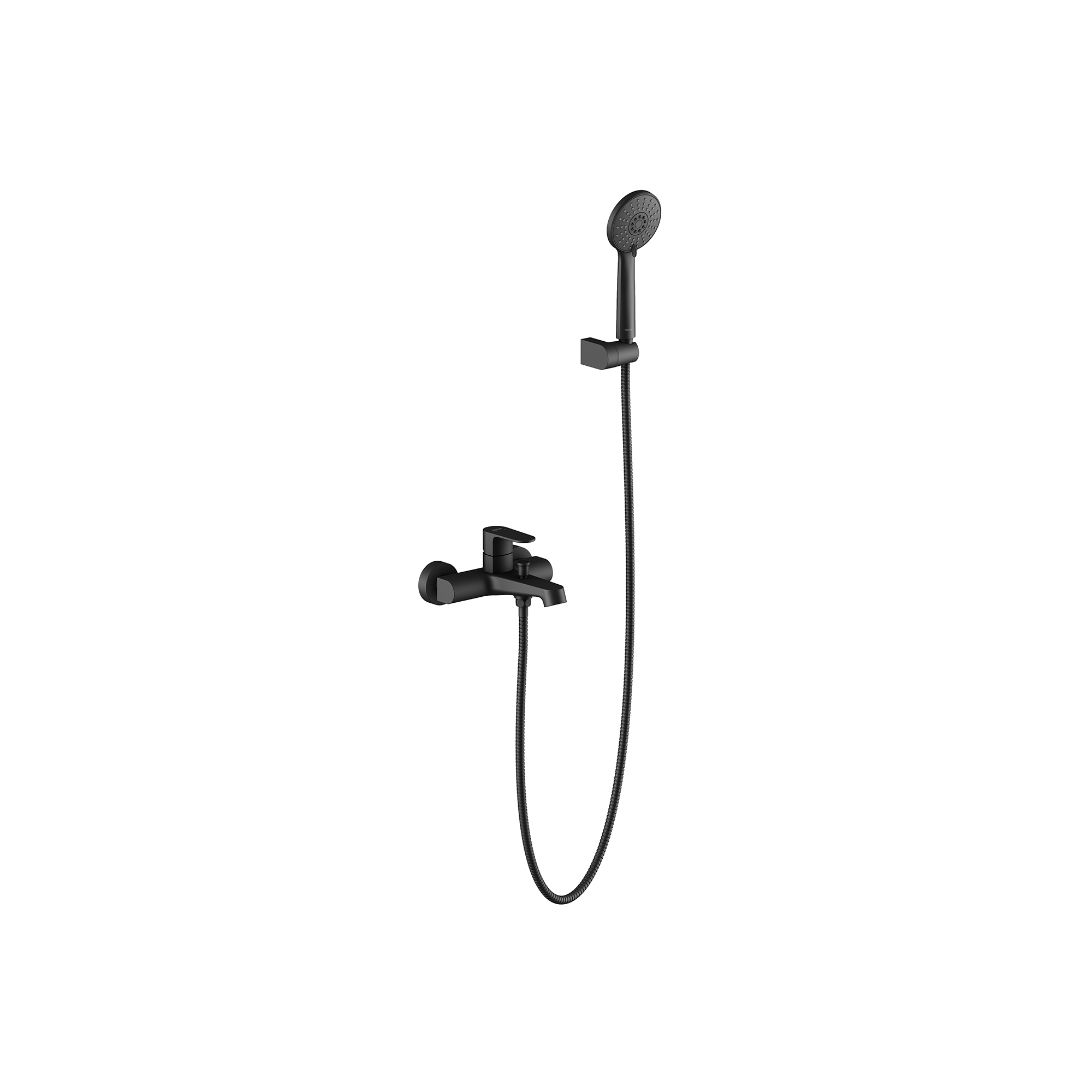

Смеситель для ванны с душем Aquatek Оберон AQ1249MB черный матовый, AQ1249MB