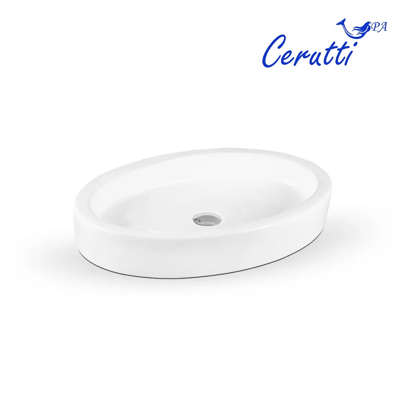 

Раковина Ceruttispa CR7045 64х42 накладная, белый, CR7045