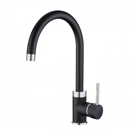 

Смеситель Emar Quartz ЕС - 3004 для кухни оникс, Черный, ЕС - 3004