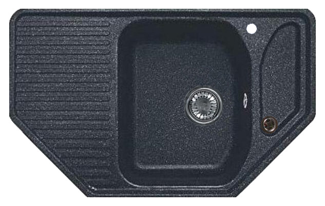 

Мойка кухонная GranFest Corner GF-C800E черная, Черный, GF-C800E черный