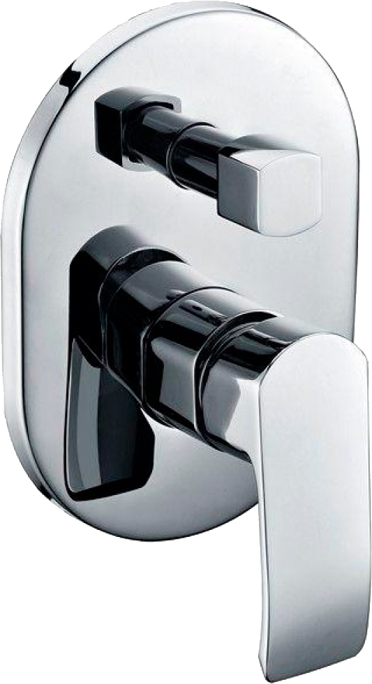 

Смеситель Kaiser Aurora 67277 С ВНУТРЕННЕЙ ЧАСТЬЮ, для ванны с душем, хром