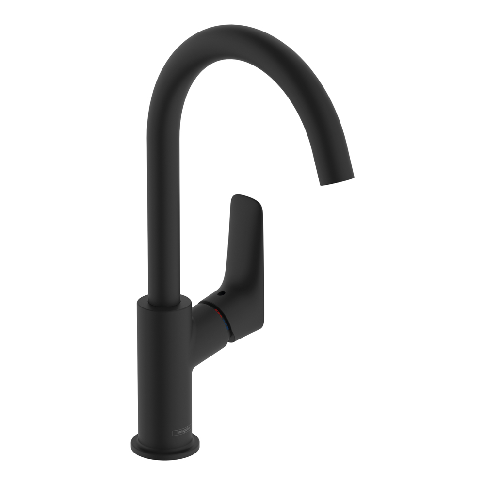

Смеситель для раковины Hansgrohe Logis 71130670 черный матовый, 71130670