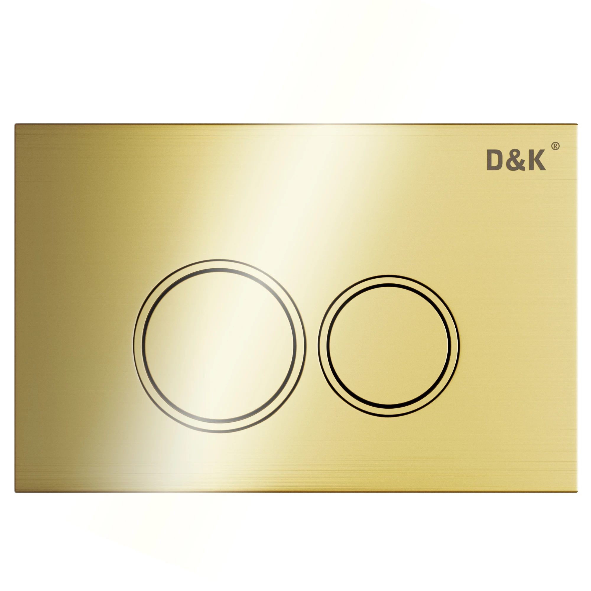 

Кнопка смыва D&K Bayern DB1529007 золото глянцевое, DB1529007