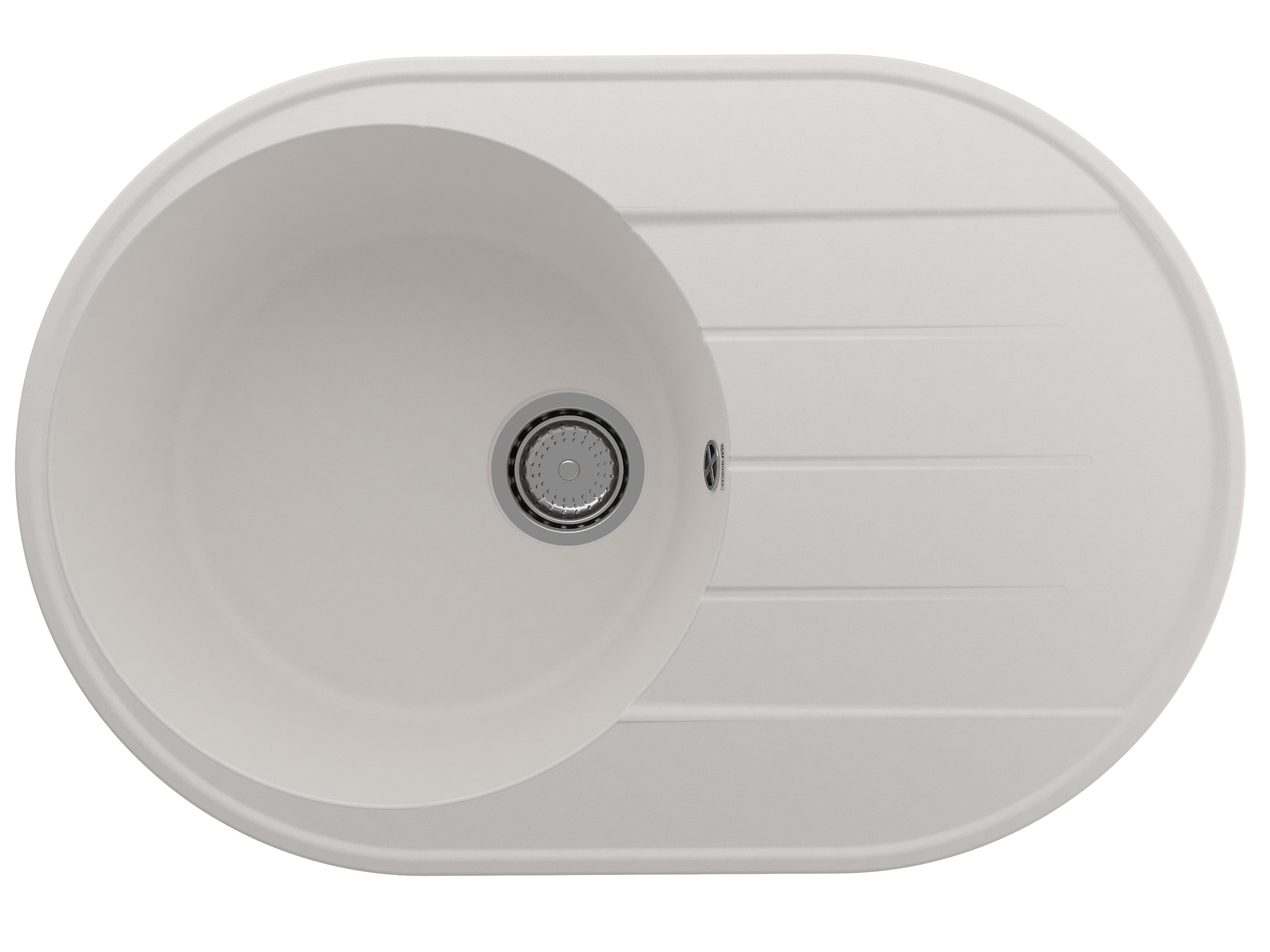 

Мойка кухонная Ulgran Quartz Nora 750-01 75х50 см, жасмин, Белый, Nora 750-01