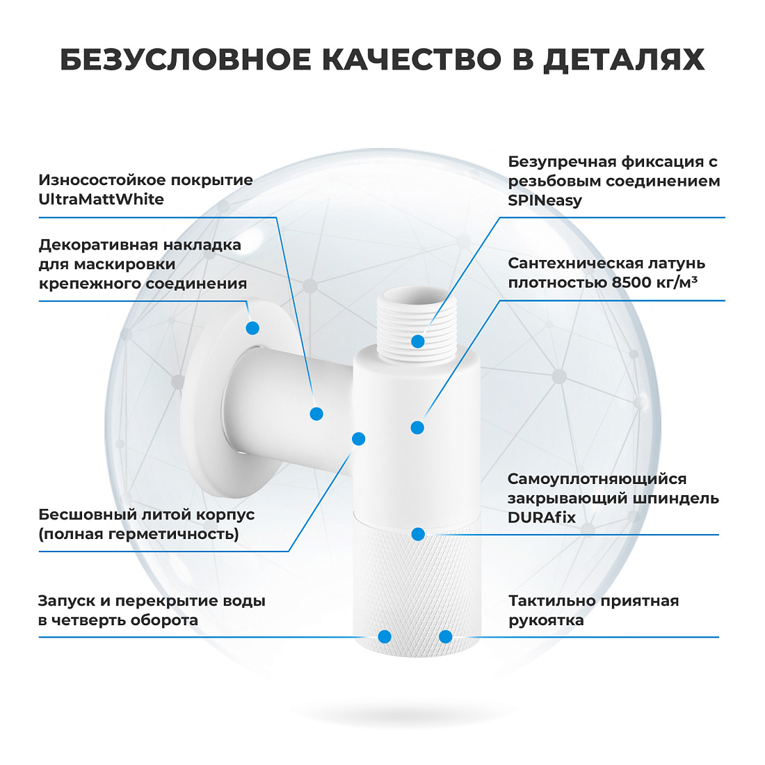 Раковина для ванной Wellsee Eclatant 201005415 в наборе 5 в 1