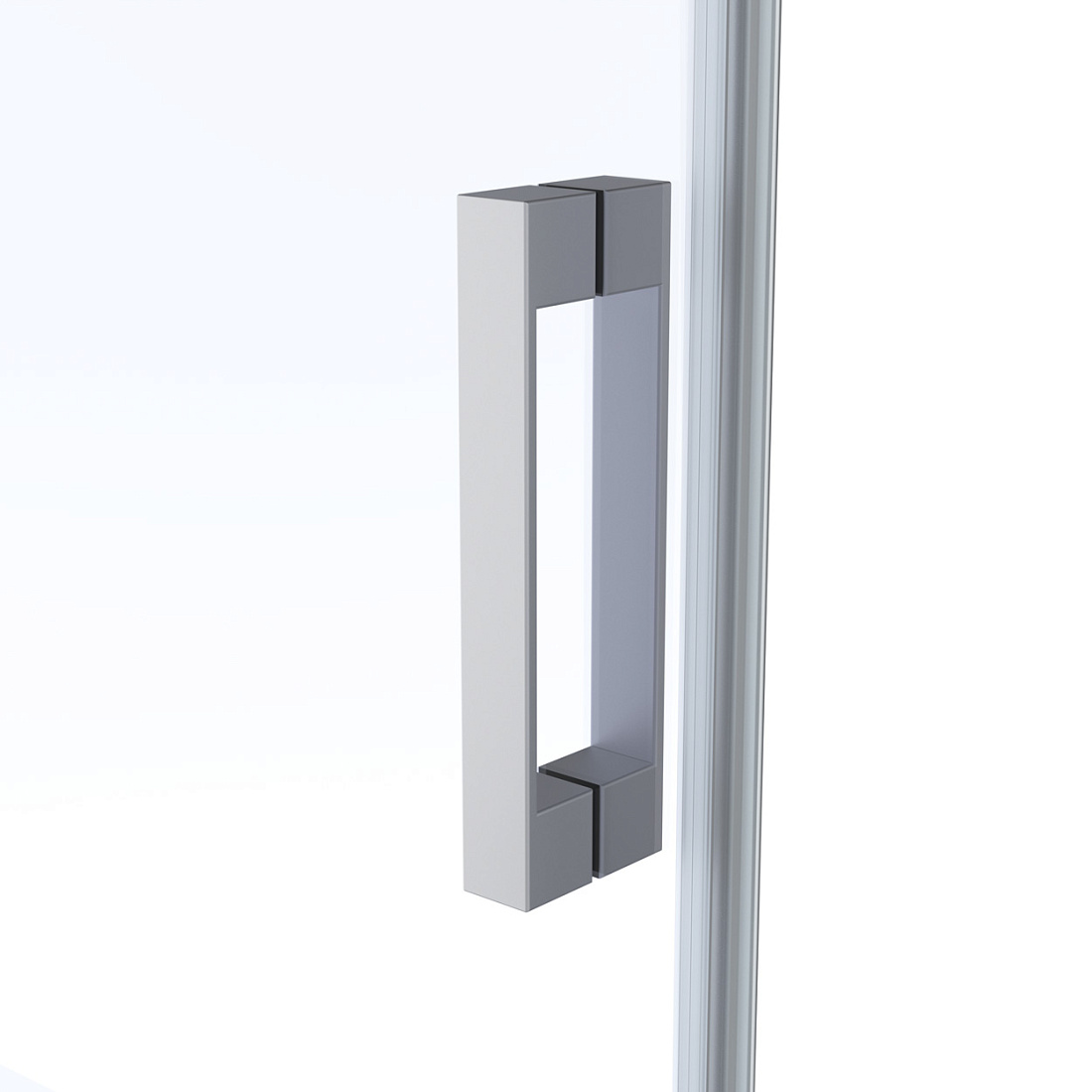Душевая дверь в нишу Vegas Glass ZP Protec 145 07 crystalvision, профиль матовый хром, стекло crystalvision